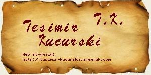 Tešimir Kucurski vizit kartica